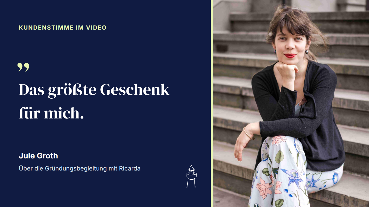 Das größte Geschenk für mich. Jule Groth