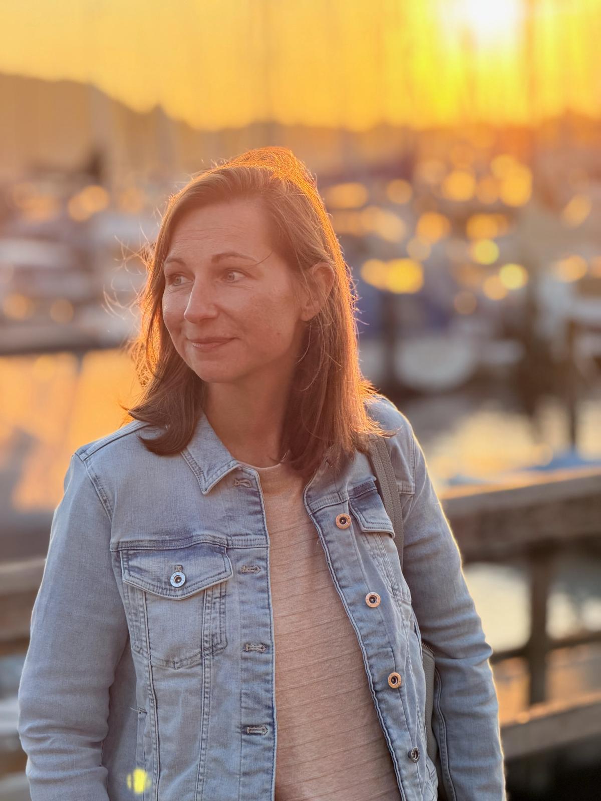 Ricarda Kruse am Meer