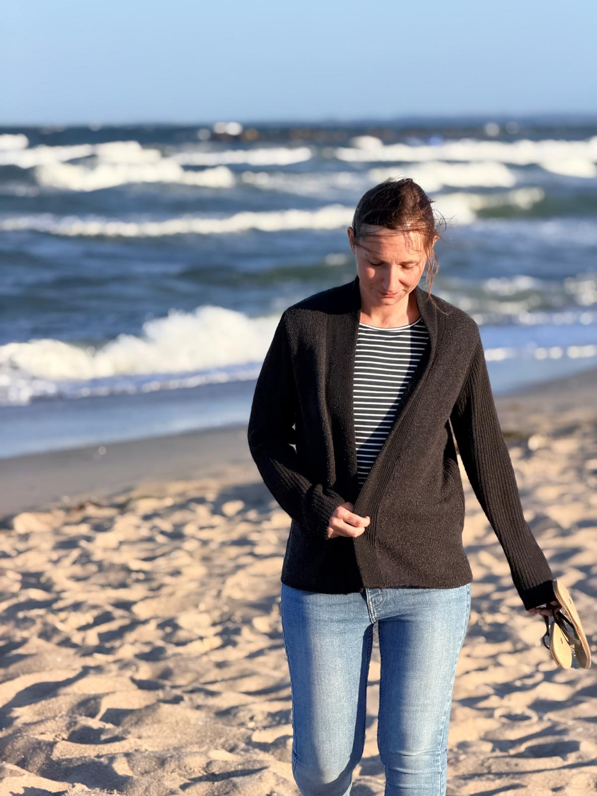Ricarda Kruse am Meer